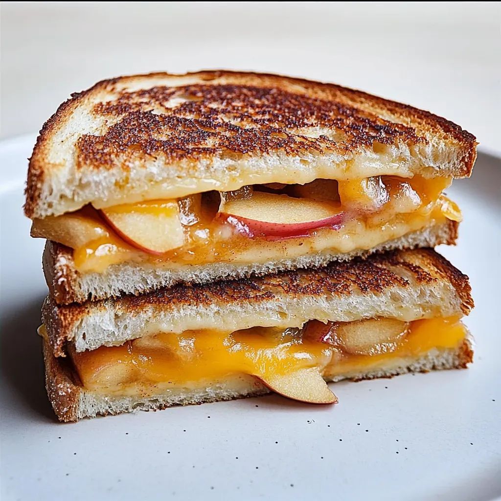 Cheddar Apple Grilled Cheese