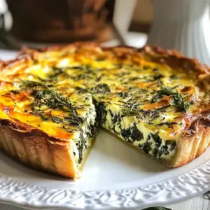 Cheese Spinach Quiche