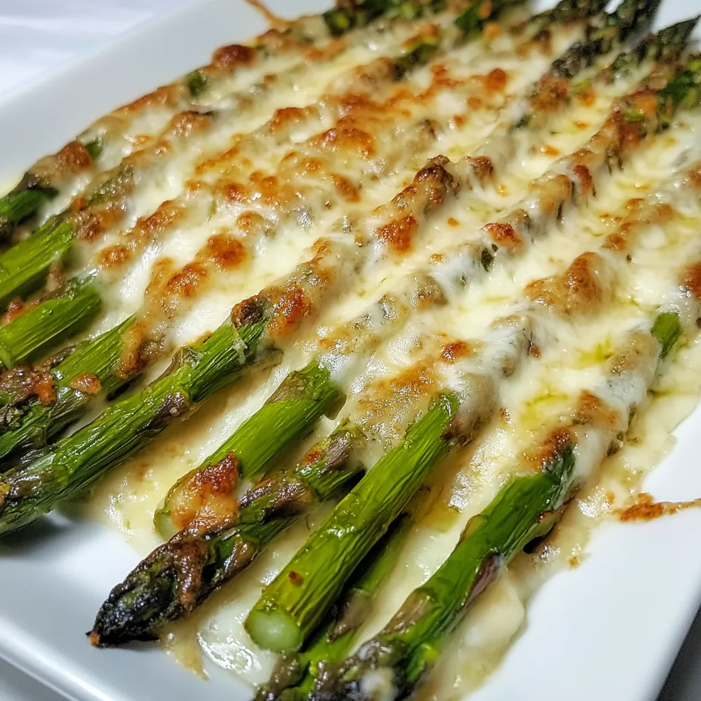 Cheesy Baked Asparagus