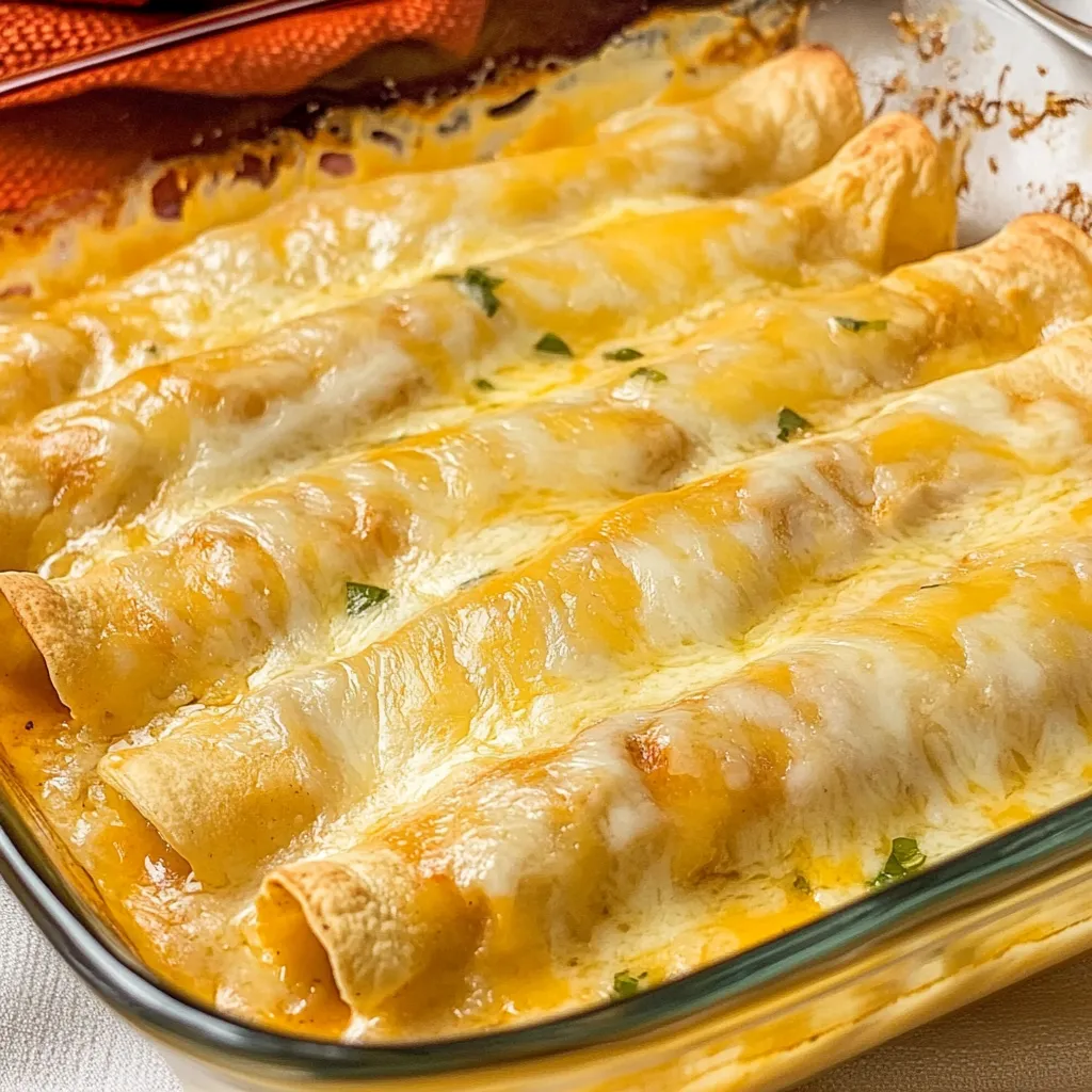 Cheesy Chicken Enchiladas