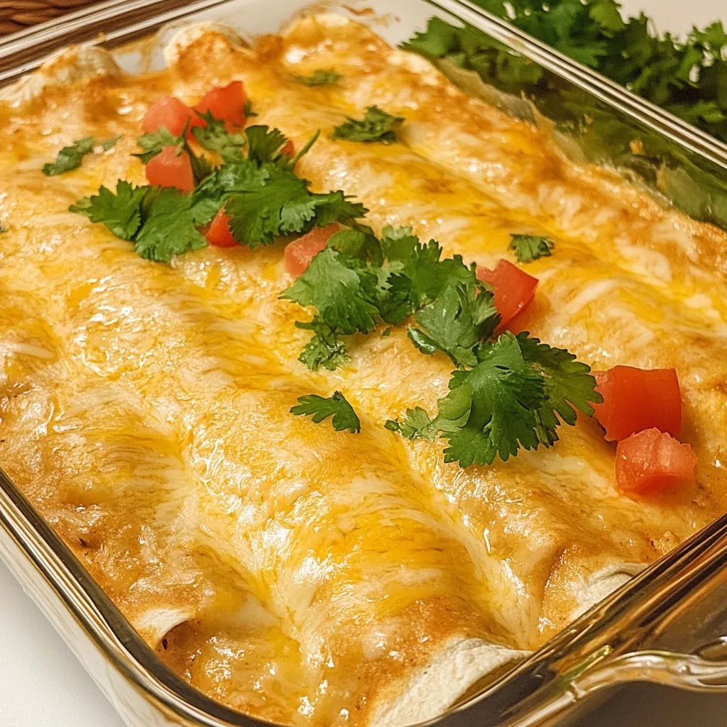 Cheesy Chicken Enchiladas