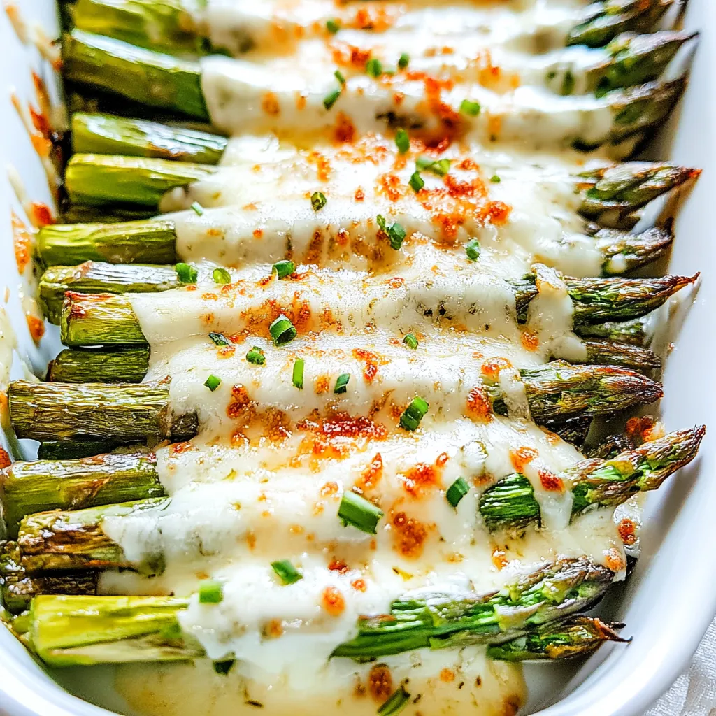 Cheesy Garlic Roasted Asparagus
