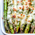 Cheesy Garlic Roasted Asparagus