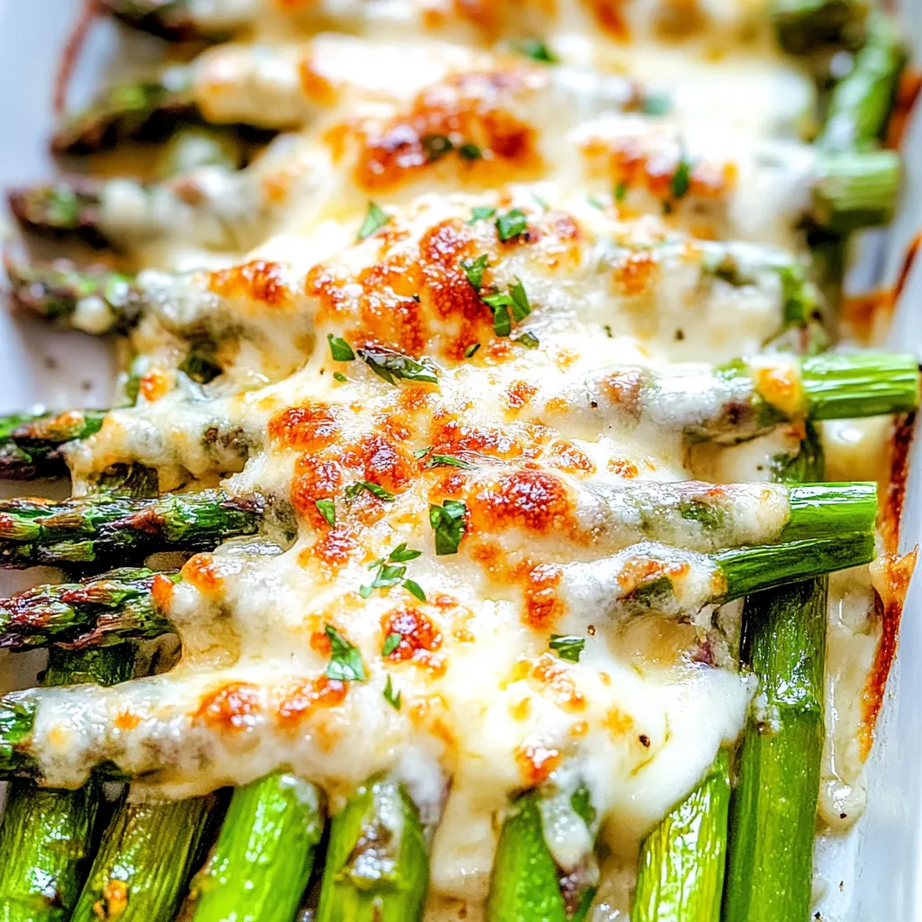 Cheesy Garlic Roasted Asparagus
