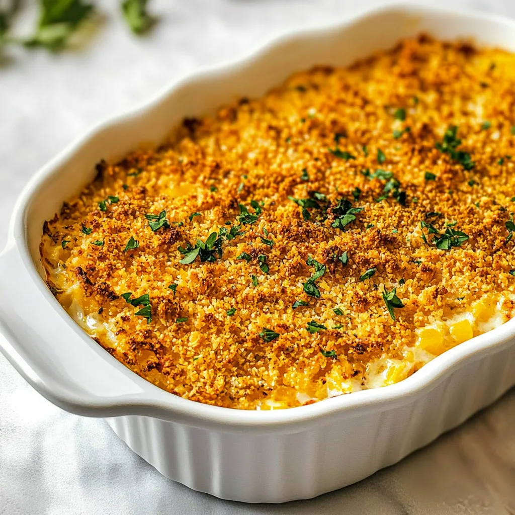 Cheesy Squash Casserole