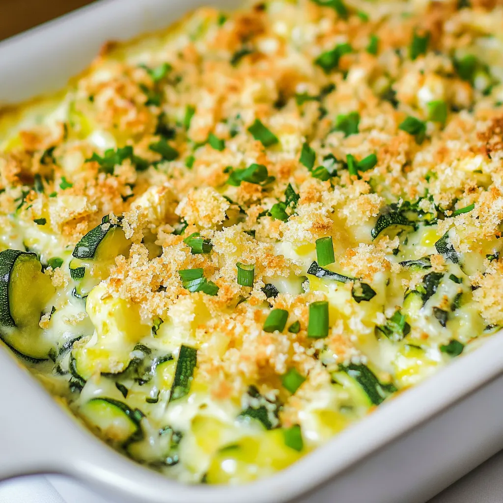 Cheesy Zucchini Casserole