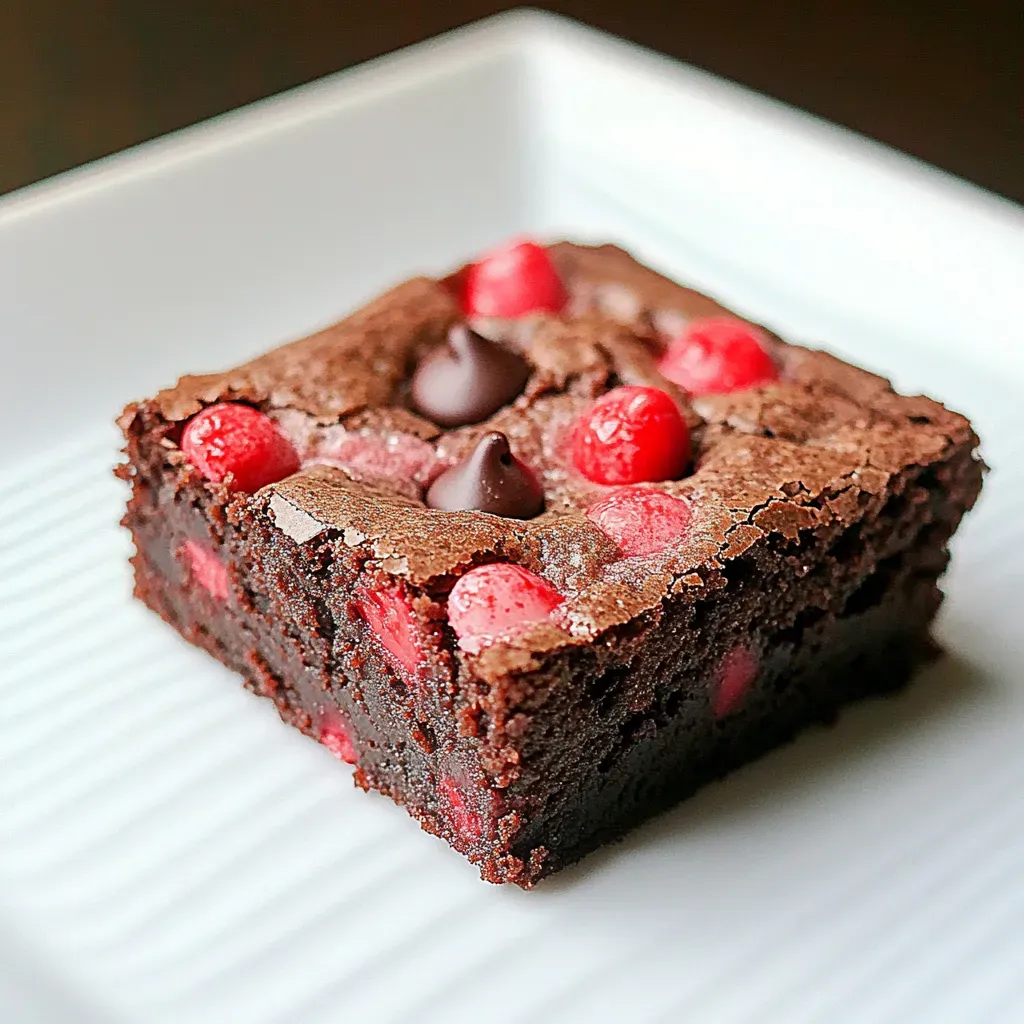 Cherry Chocolate Chip Brownies