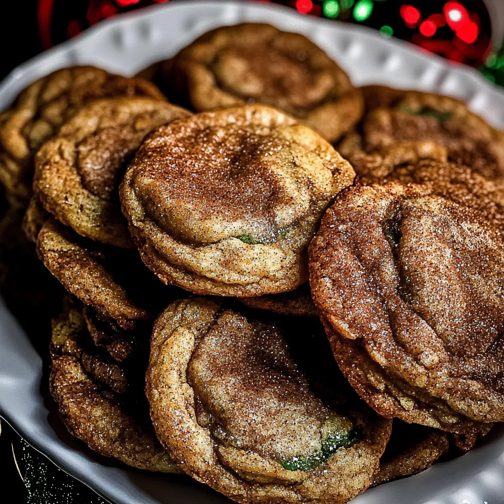 Chewy Christmas Snickerdoodles