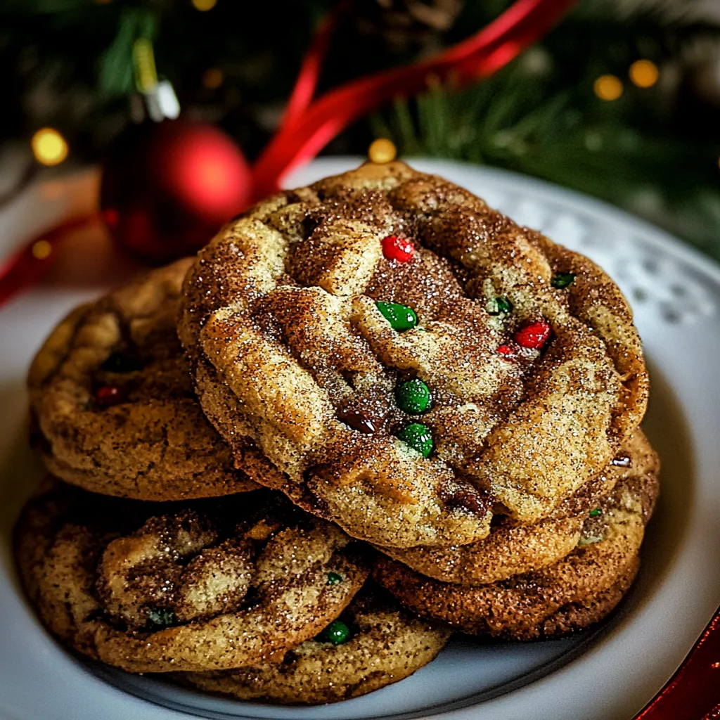 Chewy Christmas Snickerdoodles