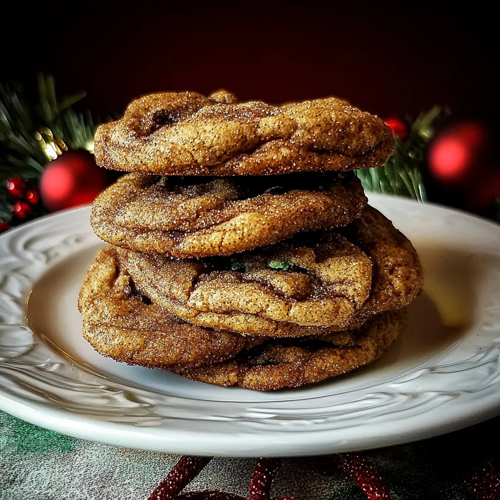 Chewy Christmas Snickerdoodles