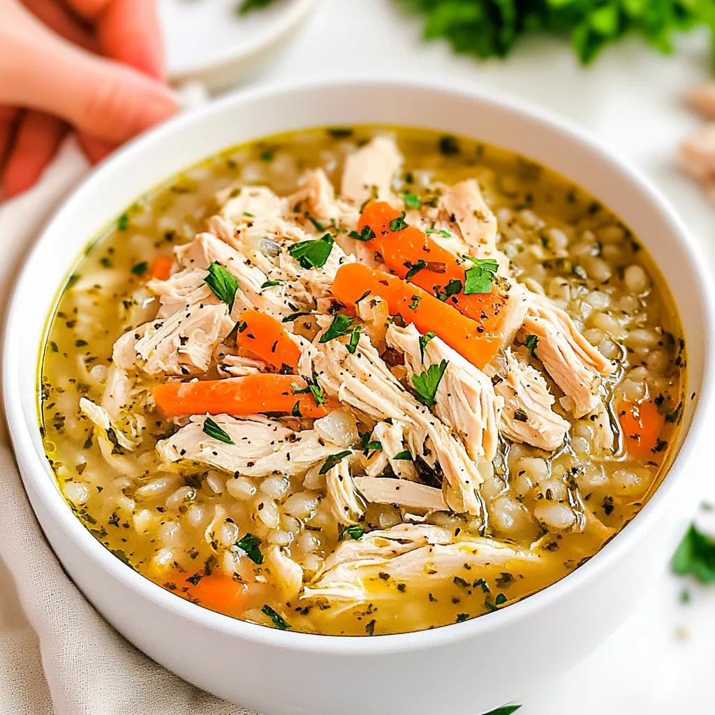 Chicken Barley Soup