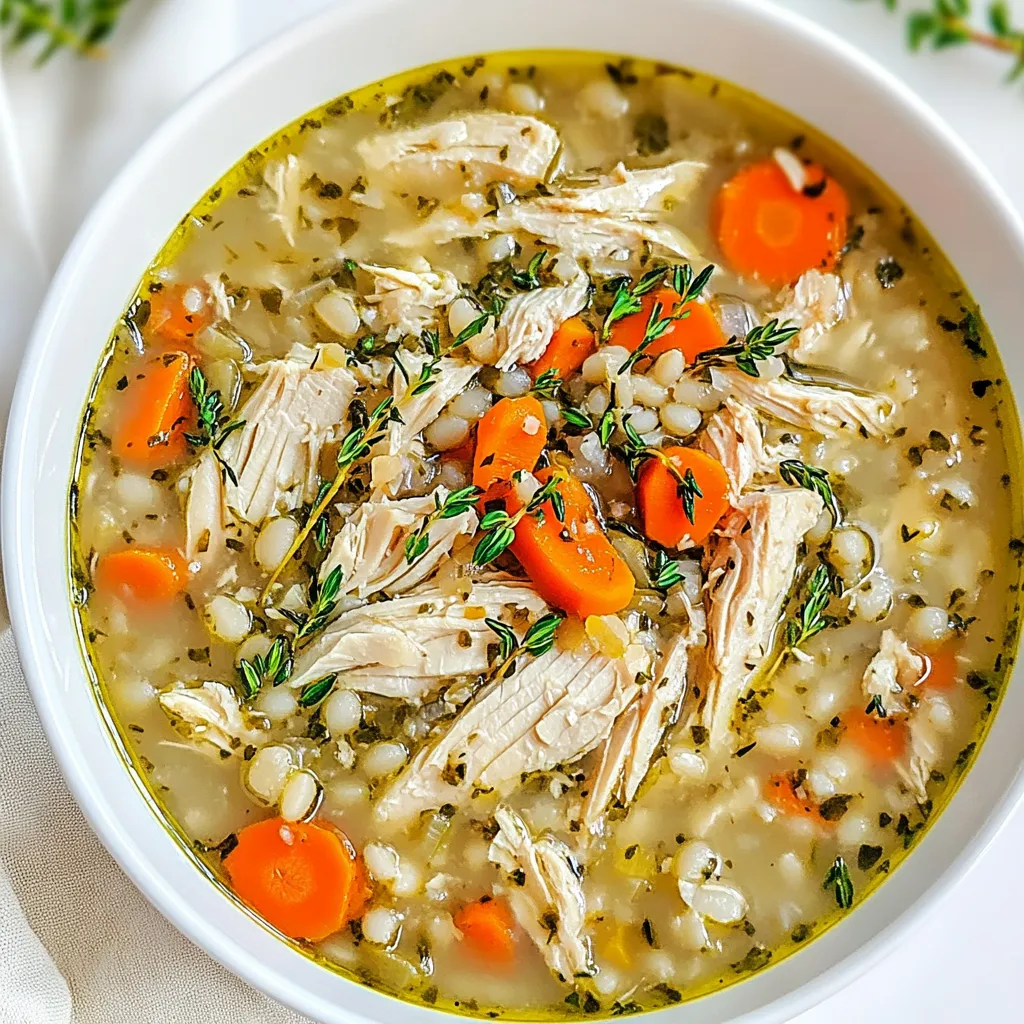 Chicken Barley Soup