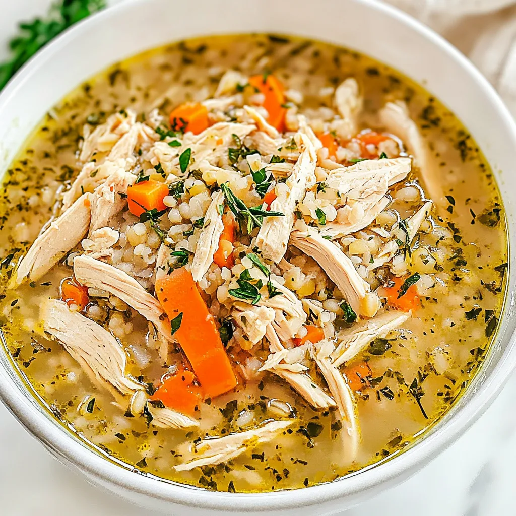 Chicken Barley Soup