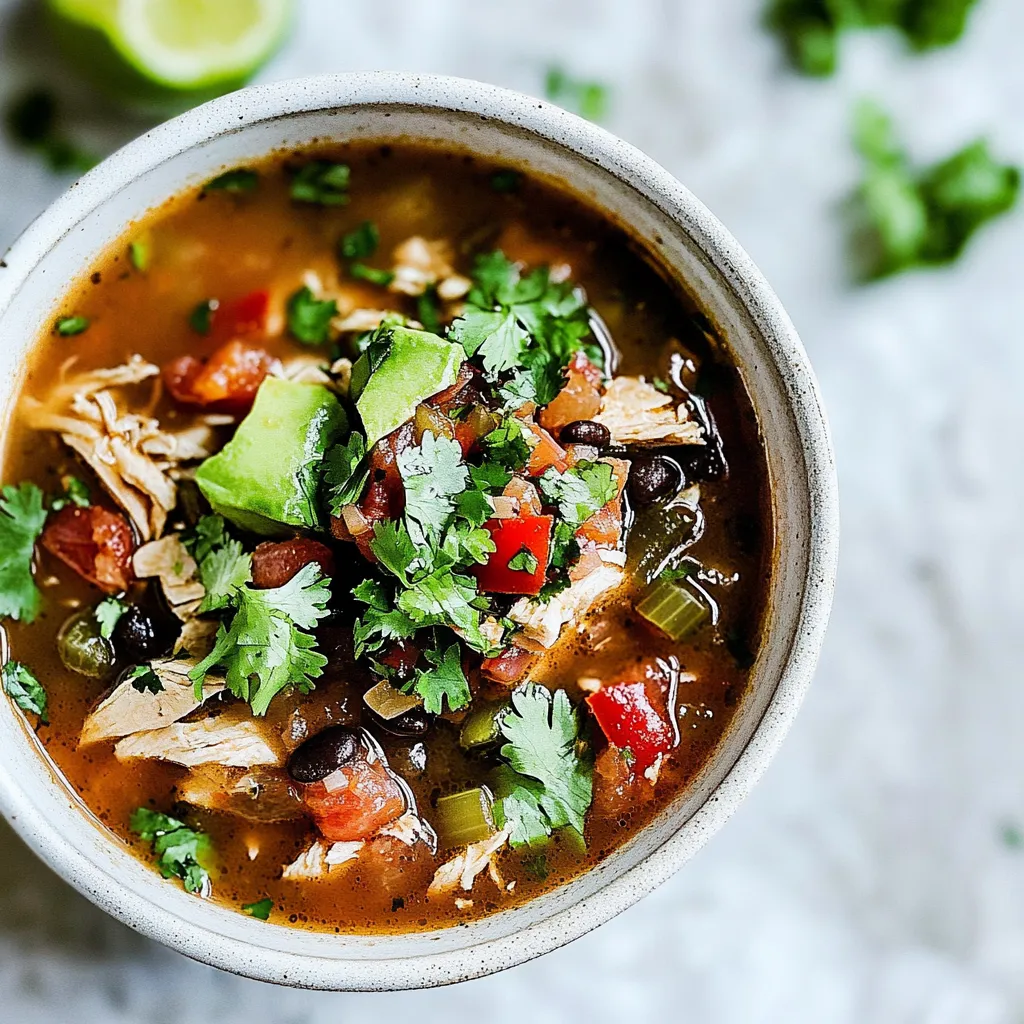 Chicken Fajita Soup