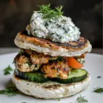 Chicken Souvlaki Burgers