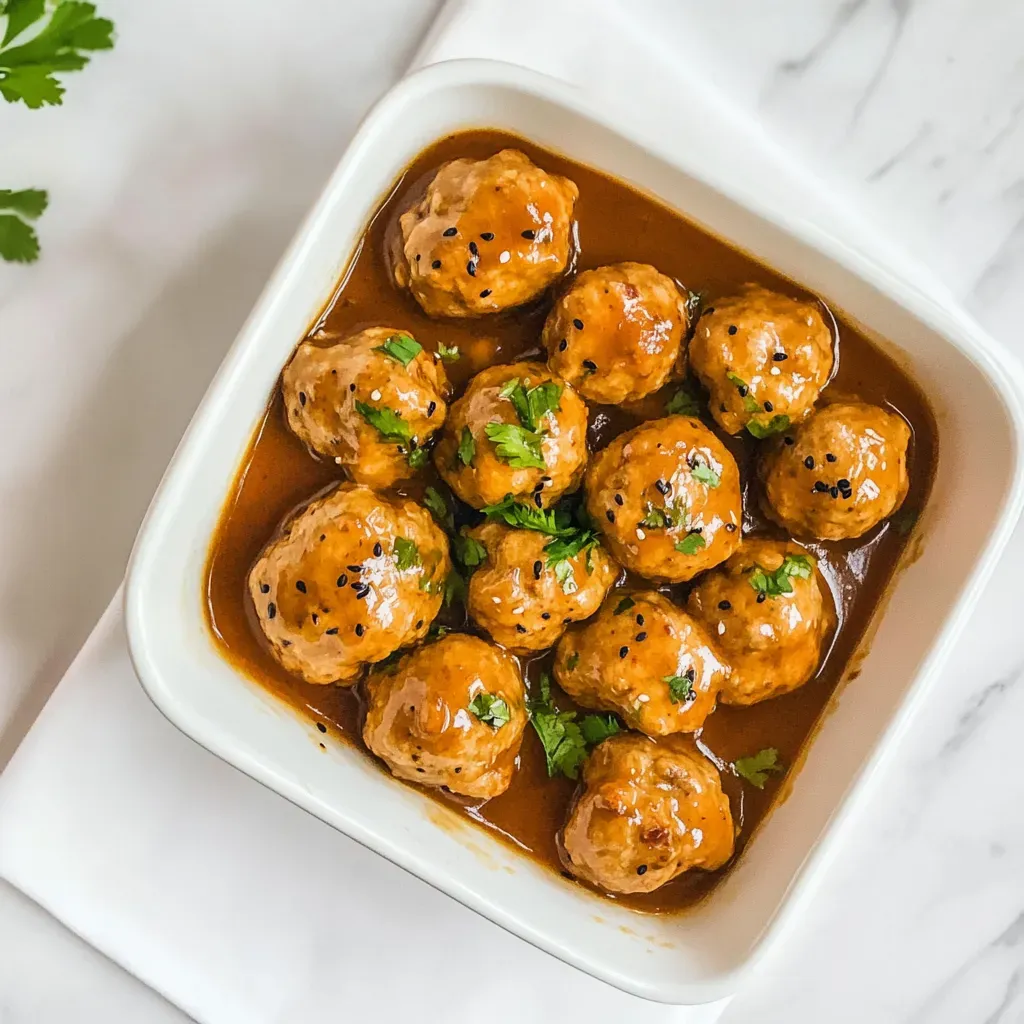 Chicken Teriyaki Meatballs