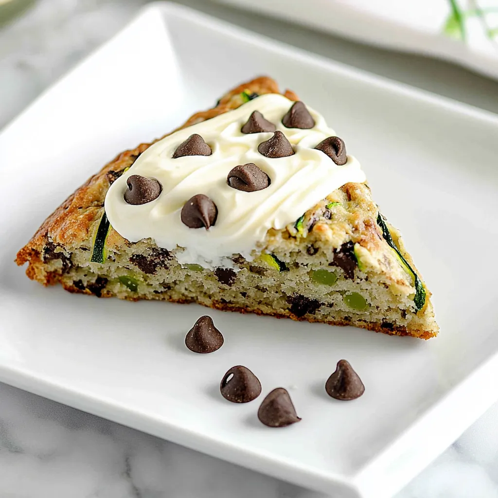 Chocolate Chip Zucchini Scones