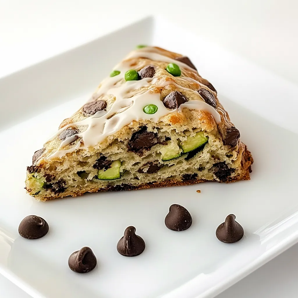Chocolate Chip Zucchini Scones