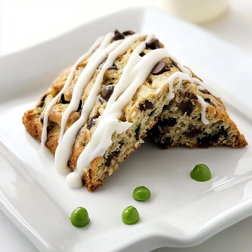 Chocolate Chip Zucchini Scones