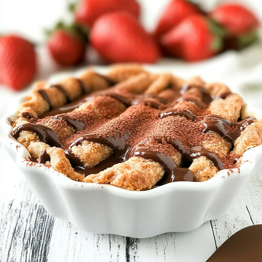 Chocolate Churro Pies