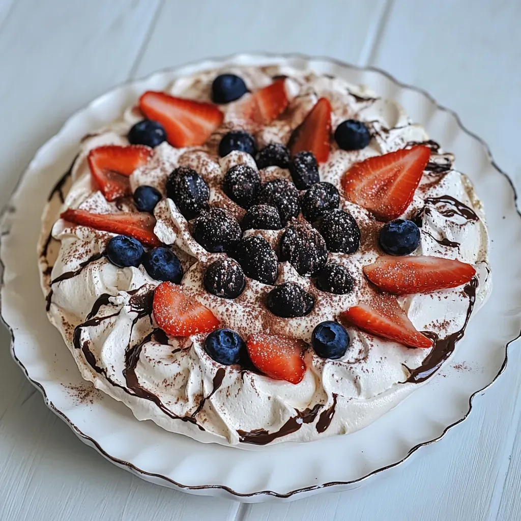Chocolate Pavlova