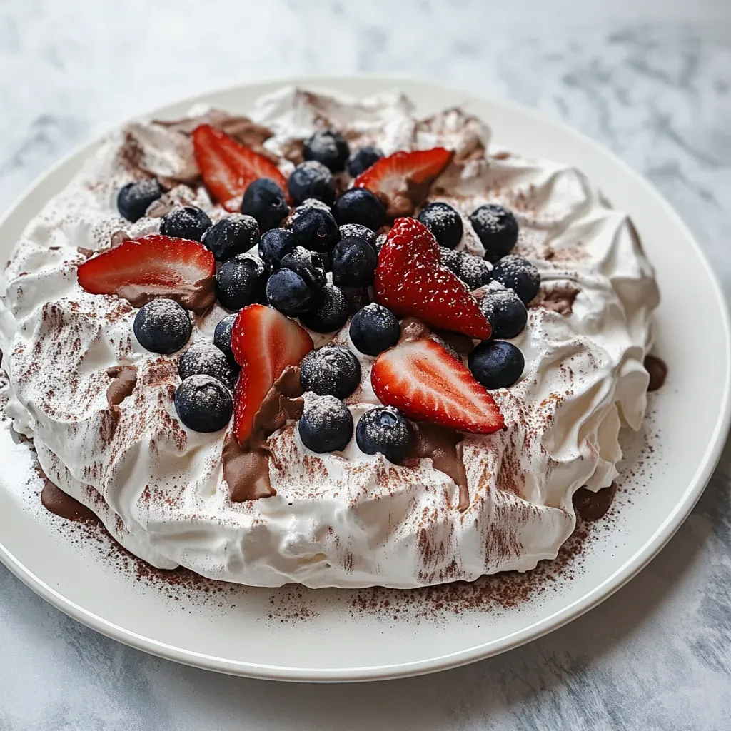 Chocolate Pavlova