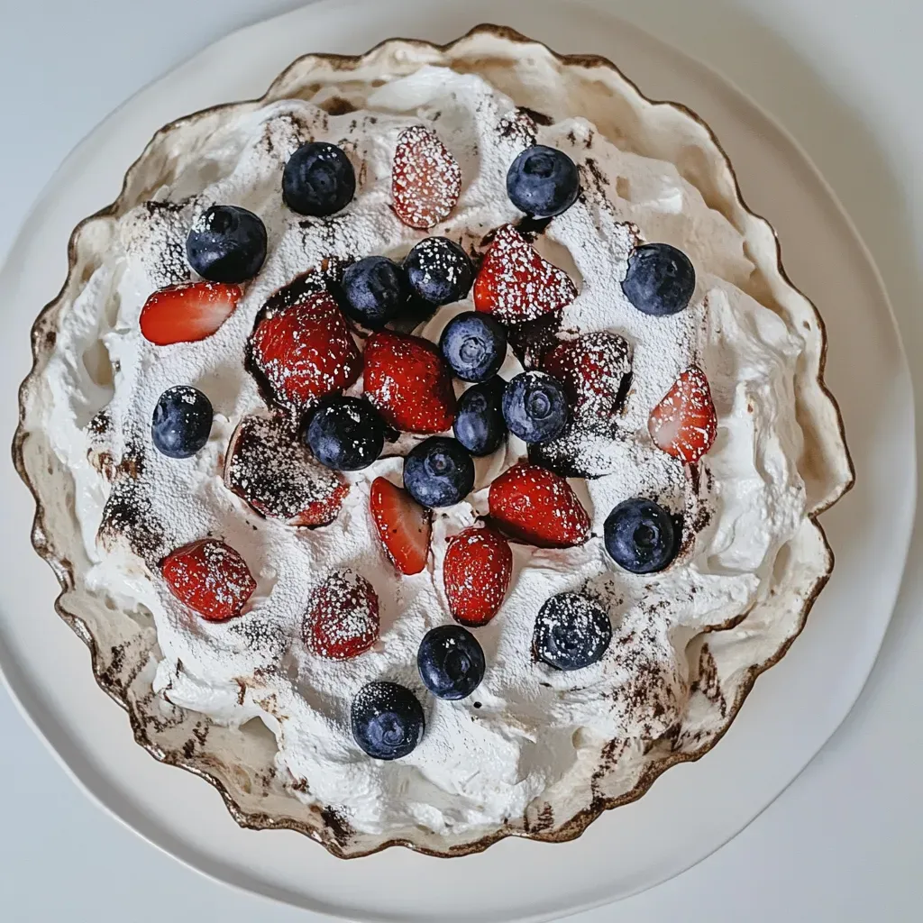 Chocolate Pavlova
