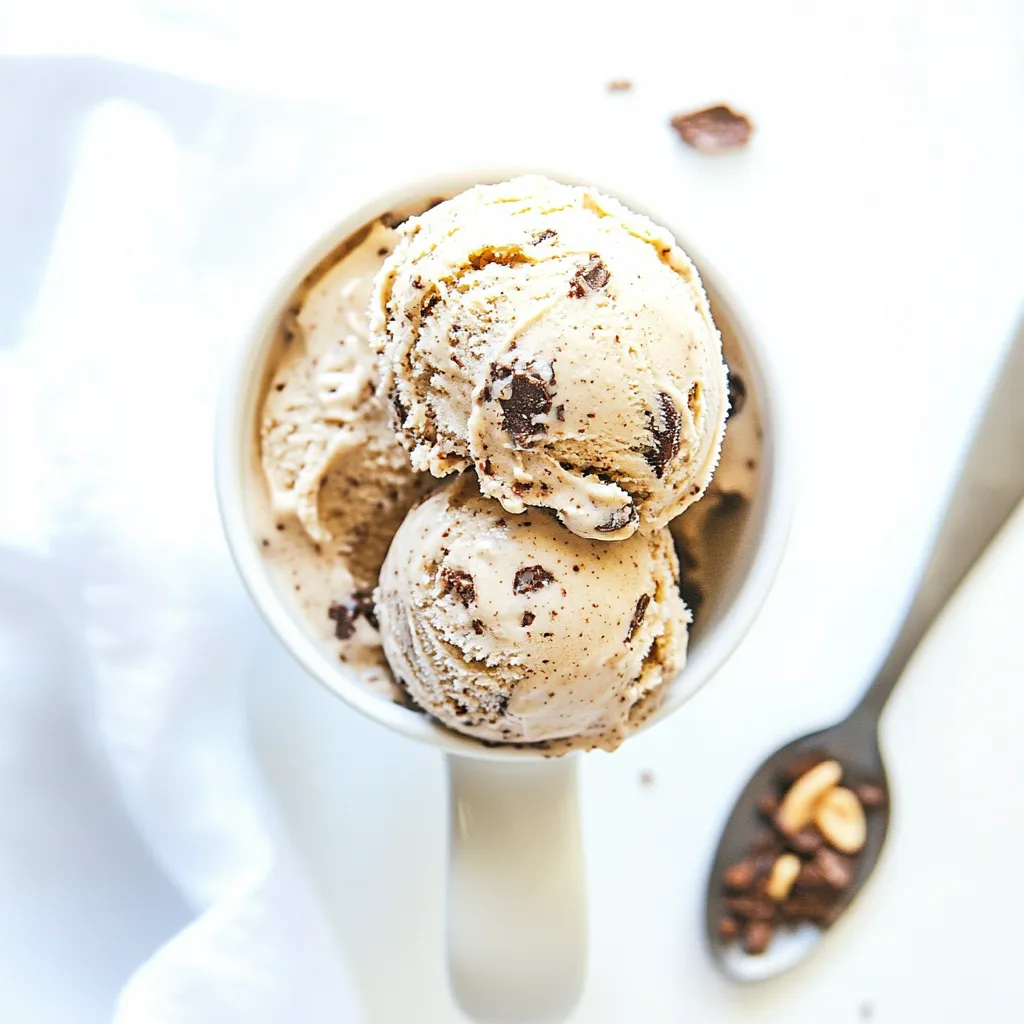 Chocolate Peanut Butter Crunch Ice Cream