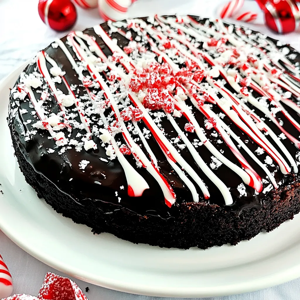 Chocolate Peppermint Cake