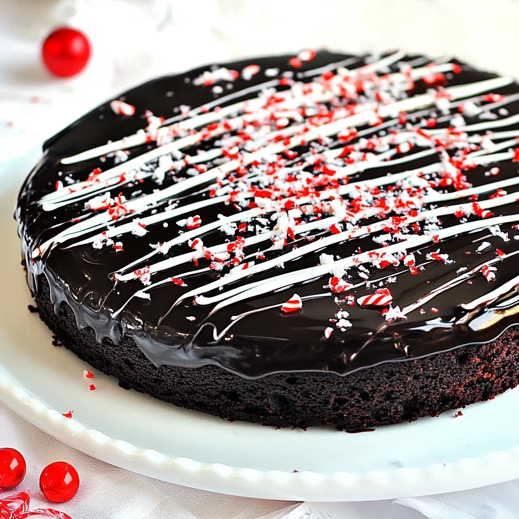 Chocolate Peppermint Cake