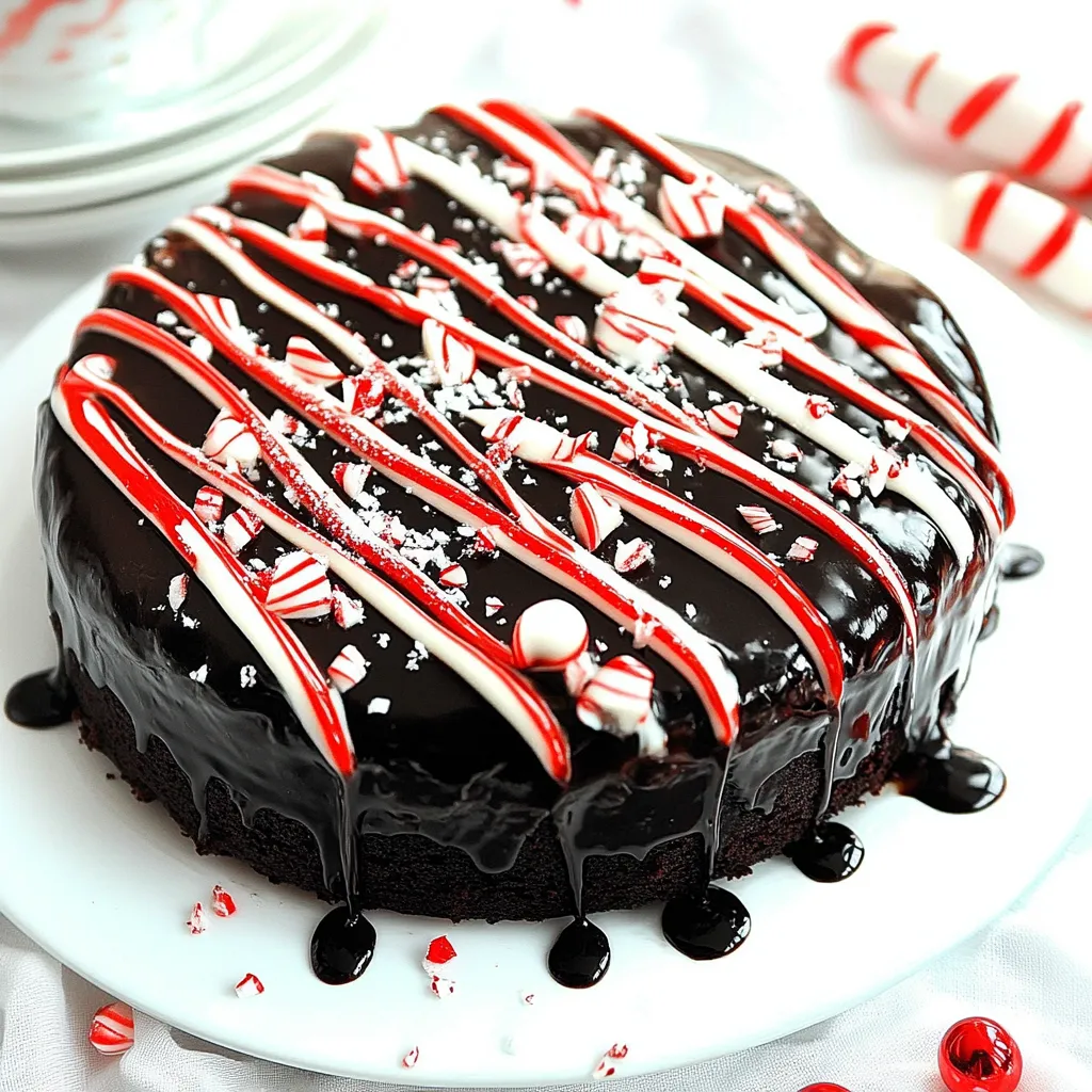 Chocolate Peppermint Cake