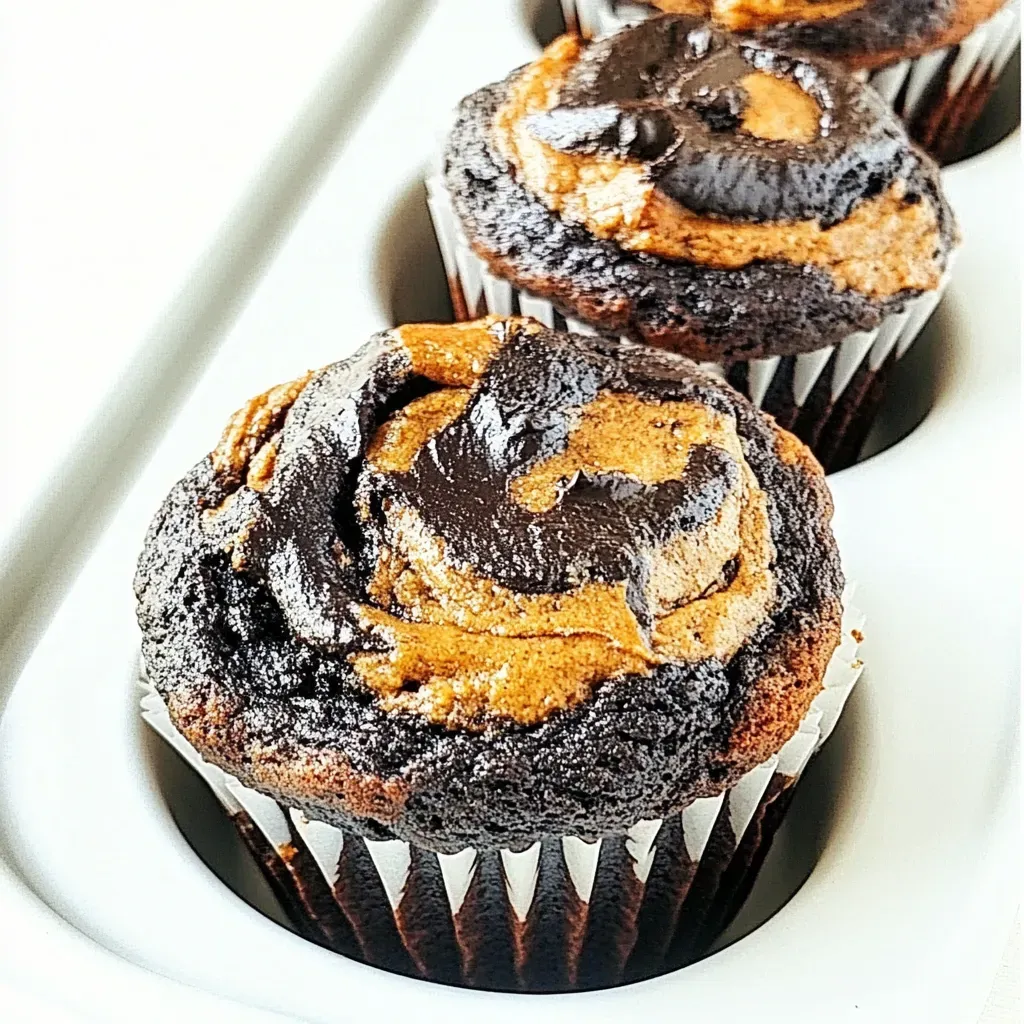 Chocolate Pumpkin Muffins