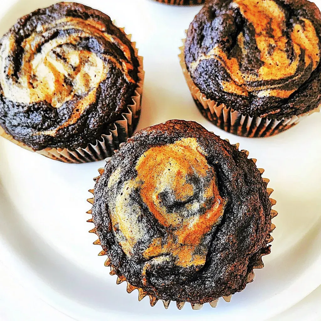 Chocolate Pumpkin Muffins