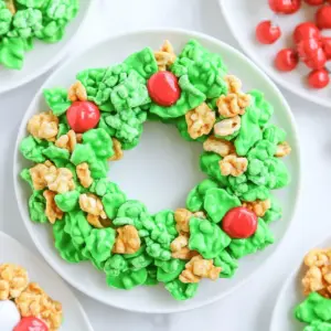 Christmas Cornflake Wreath Cookies