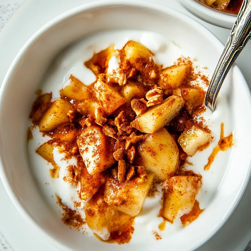 Cinnamon Apple Yogurt Bowls
