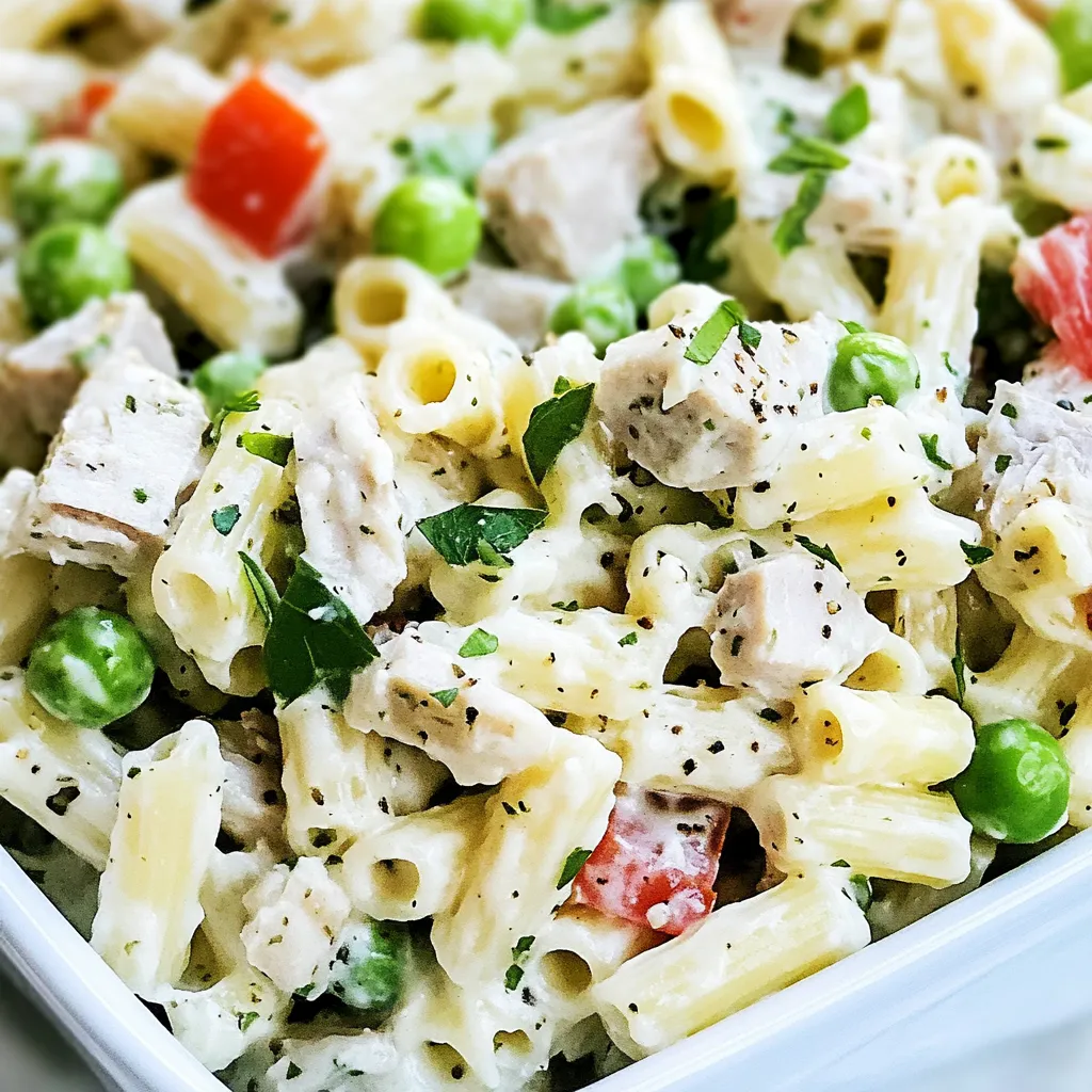 Cold Tuna Pasta Salad