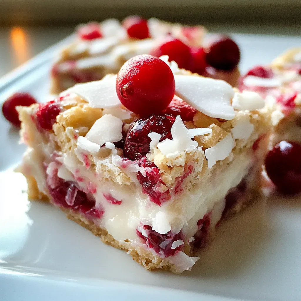 Cranberry Bliss Bars