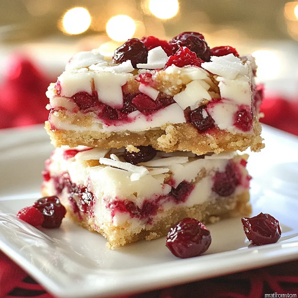 Cranberry Bliss Bars
