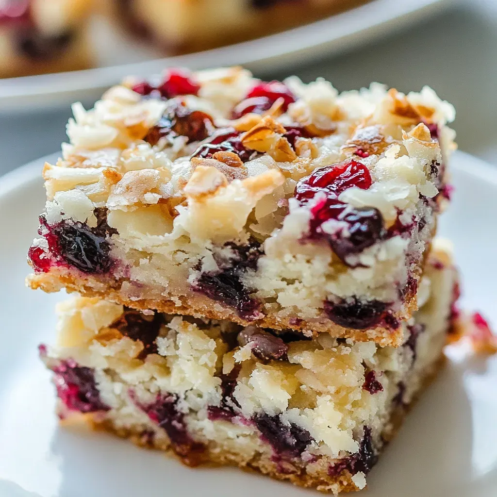 Cranberry Bliss Seven Layer Bars
