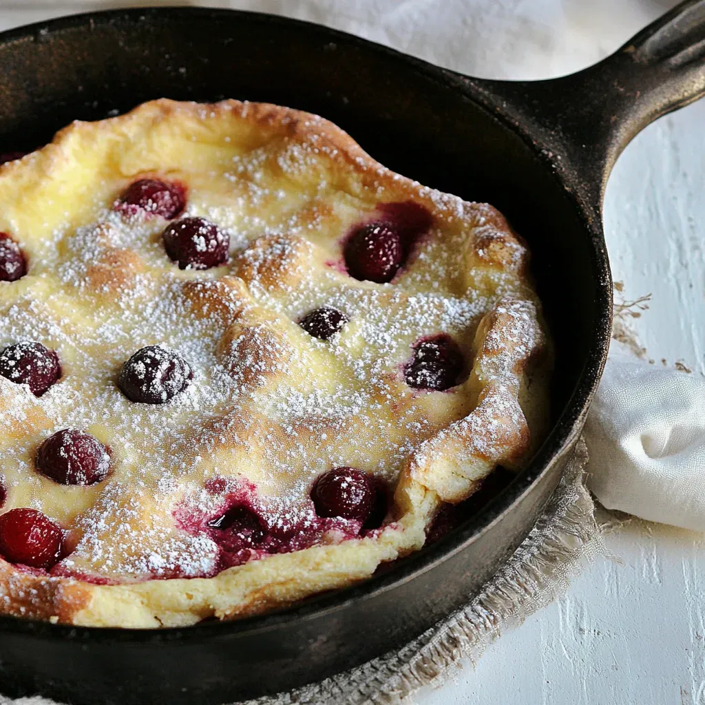 Cranberry Orange Dutch Baby