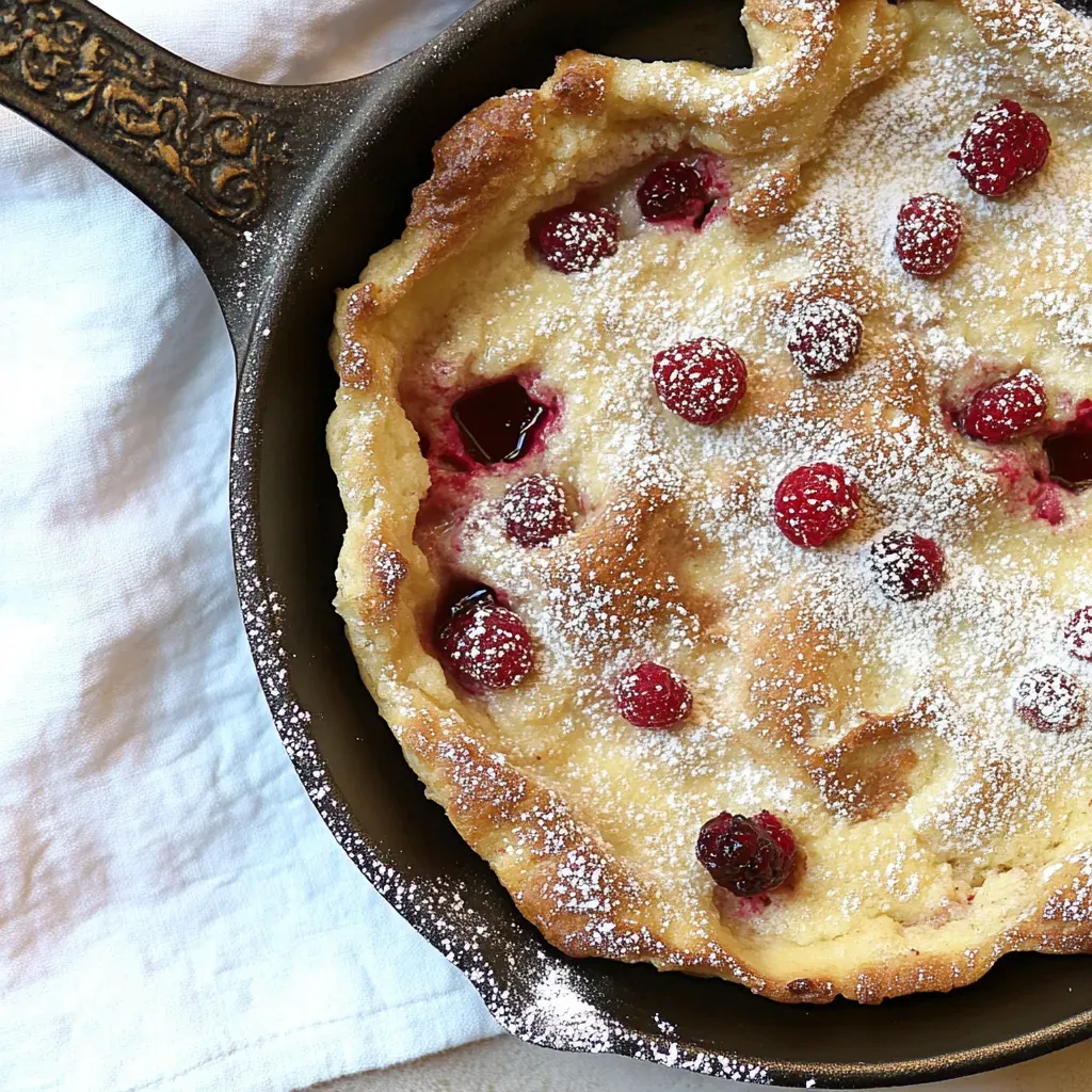 Cranberry Orange Dutch Baby