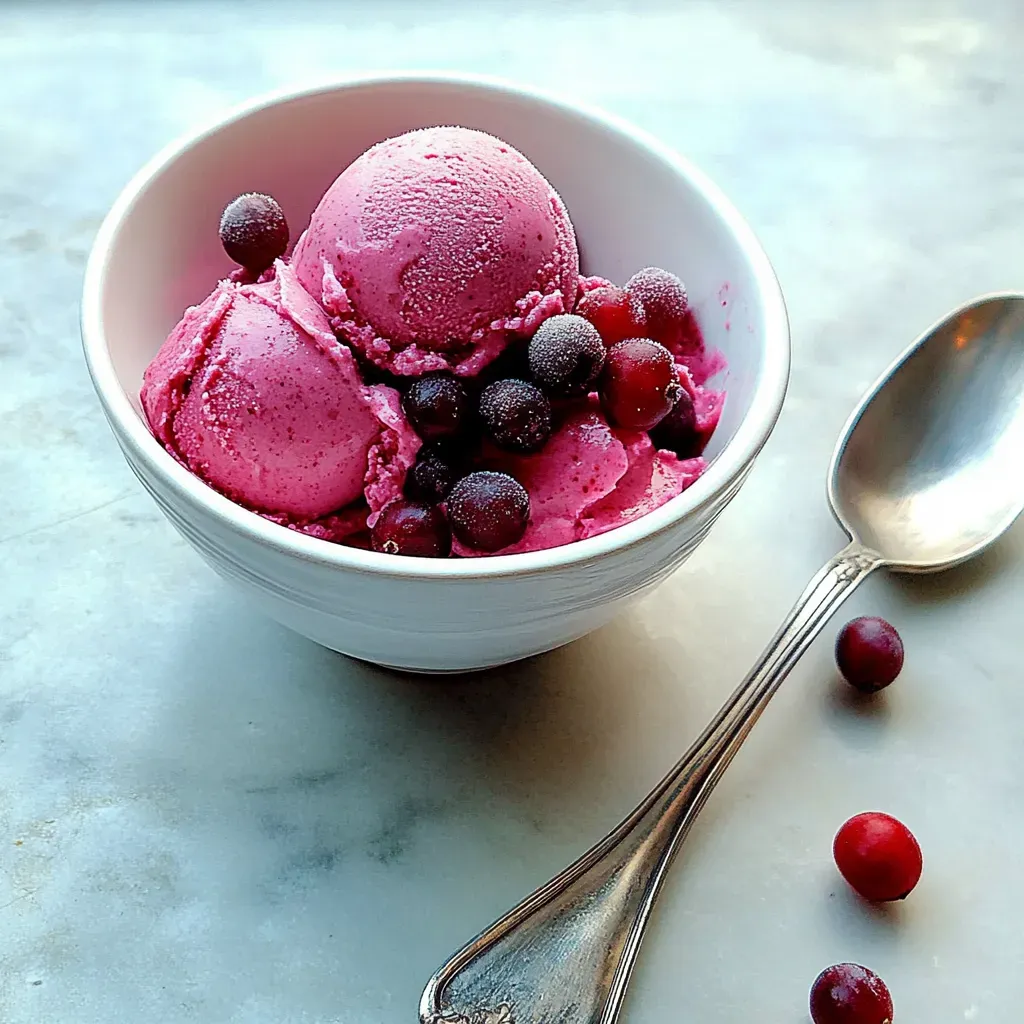 Cranberry Sorbet