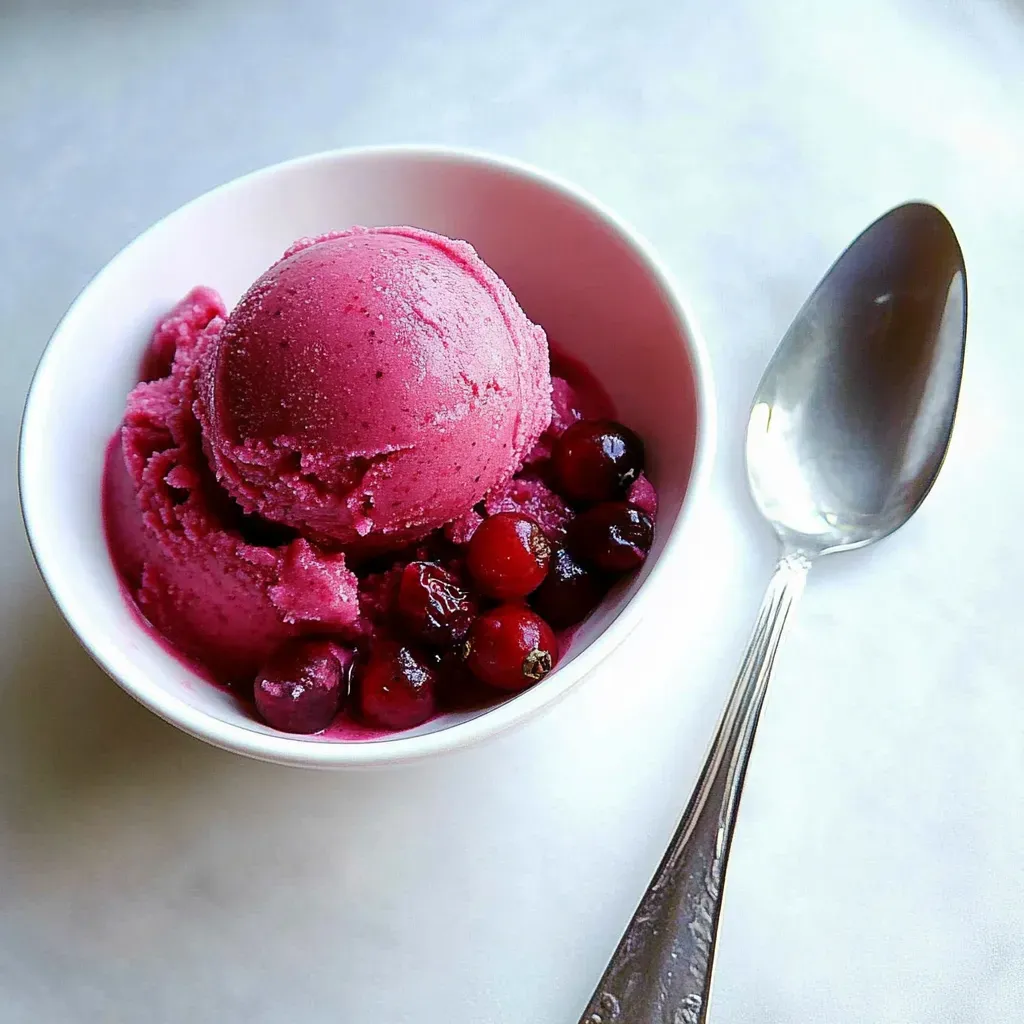 Cranberry Sorbet