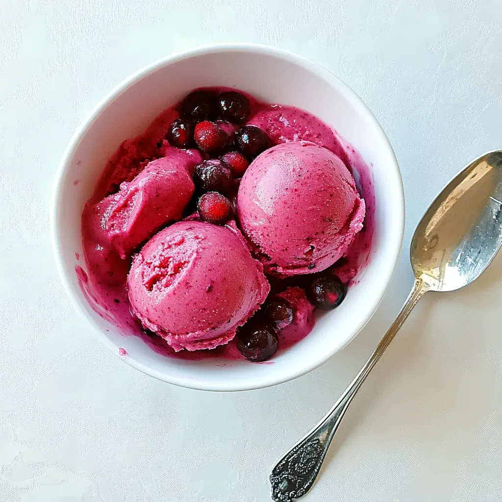 Cranberry Sorbet