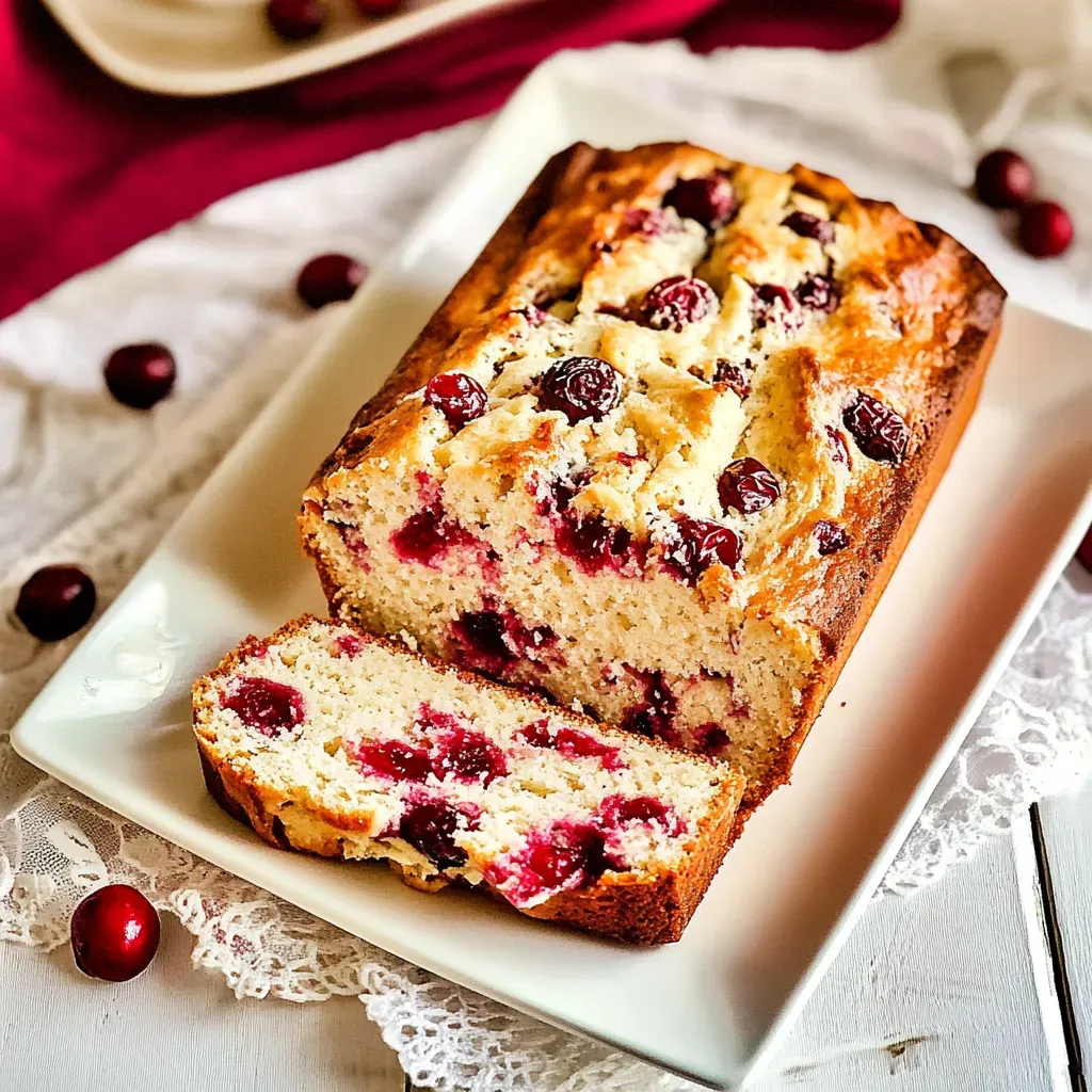 Cream Cheese Cranberry Bread