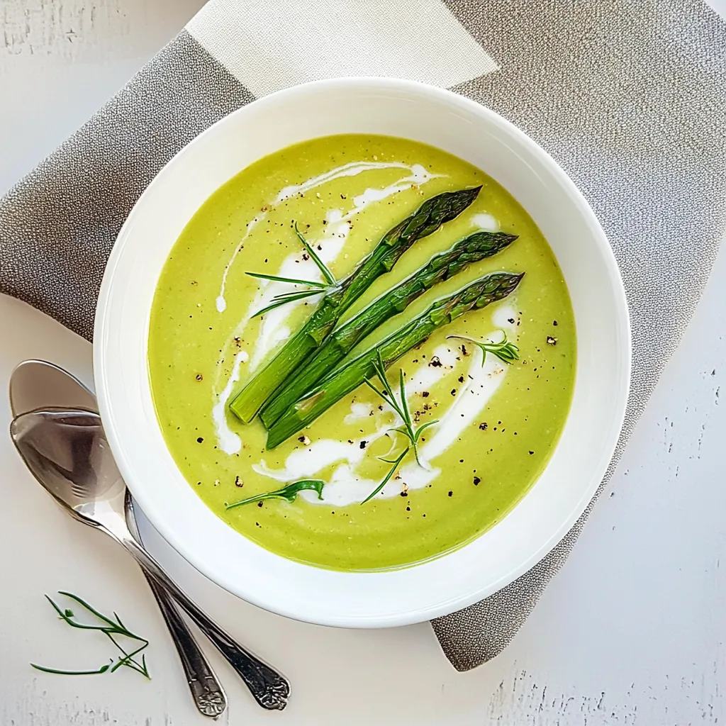 Cream of Roasted Asparagus Soup