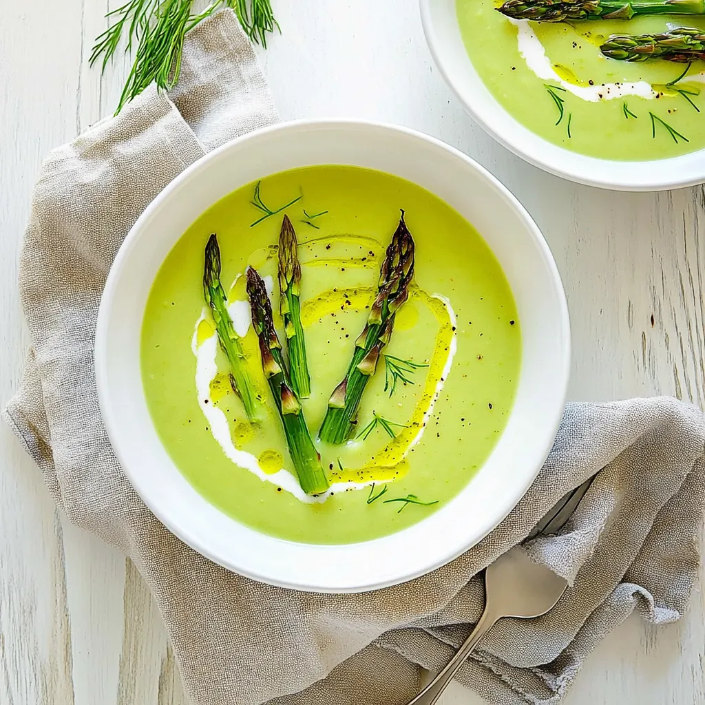 Cream of Roasted Asparagus Soup