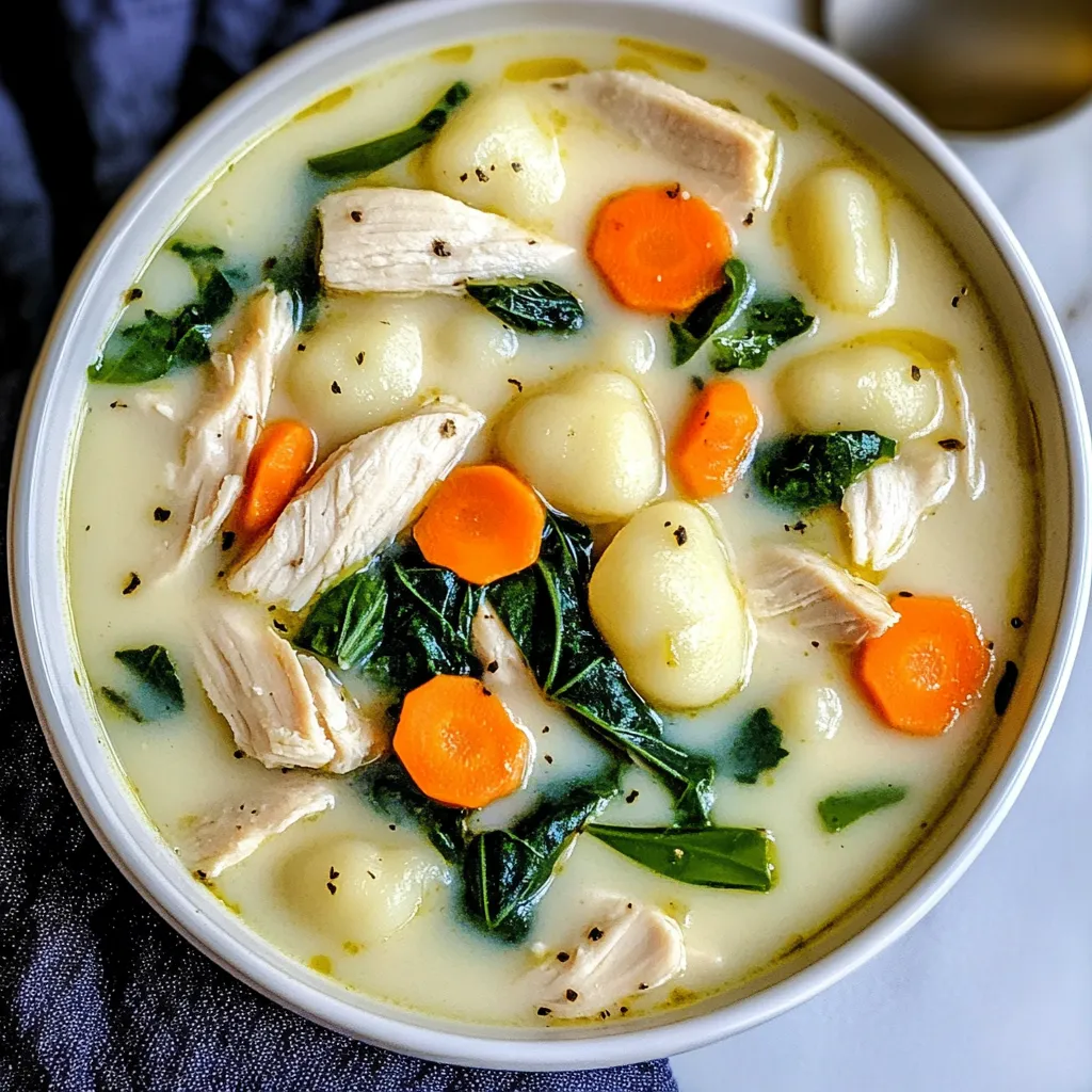 Creamy Chicken Gnocchi Soup