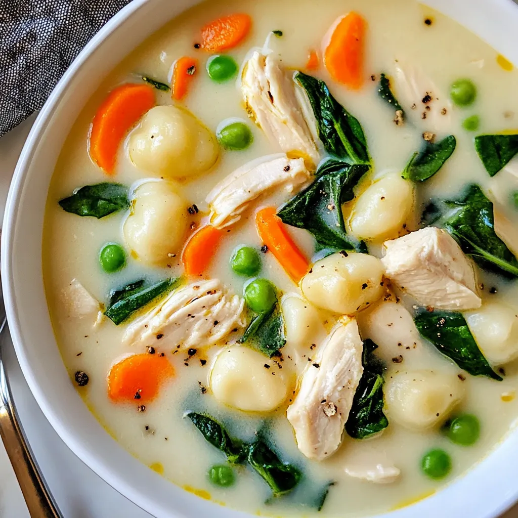 Creamy Chicken Gnocchi Soup