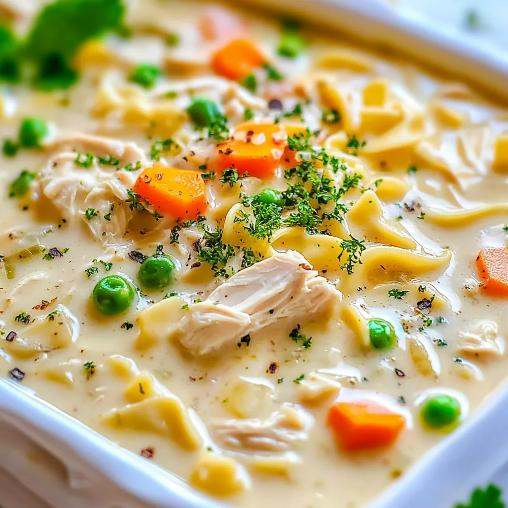 Creamy Chicken Noodle Soup